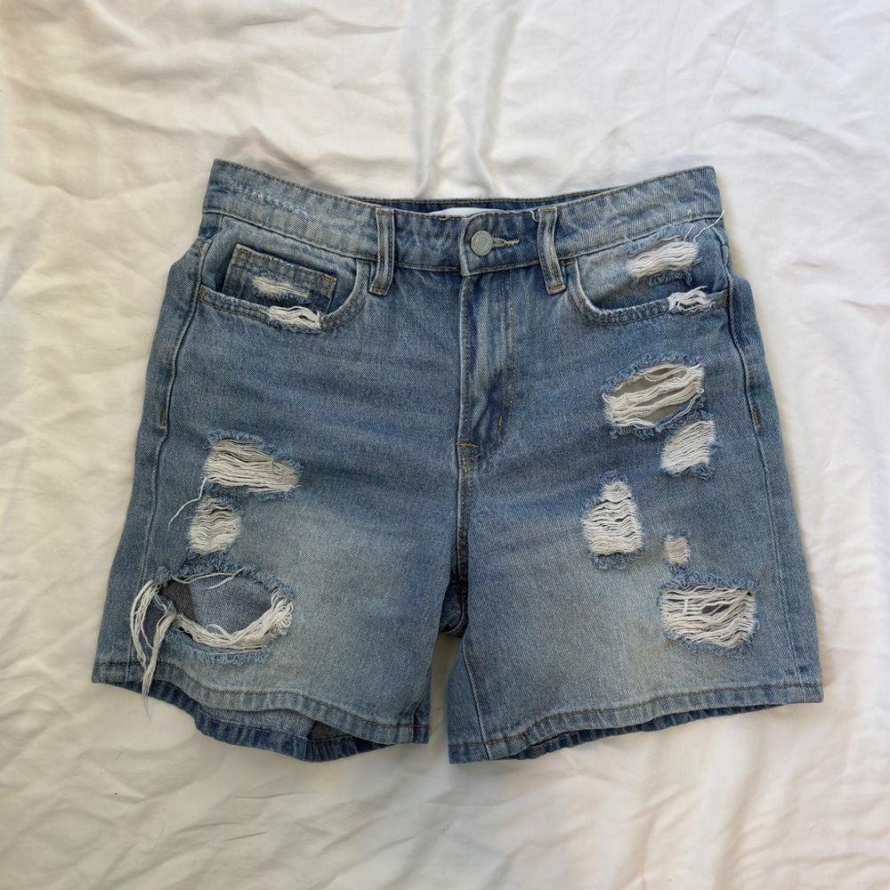 VERVET Women's Distressed Jean Shorts Size Small‎